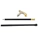 Golden White Dragon Handle Pattern Walking Stick Party Fashion Elegant Walking Stick Decorative Cospaly Cane Knob Crosier 89cm