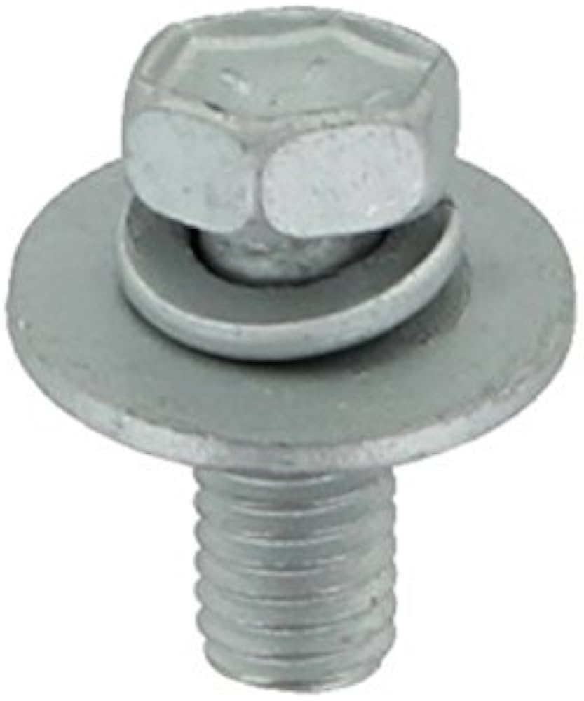 Amazon.com: 15 M8-1.25 X 20mm Hex Head Sems Splash Shield Bolts