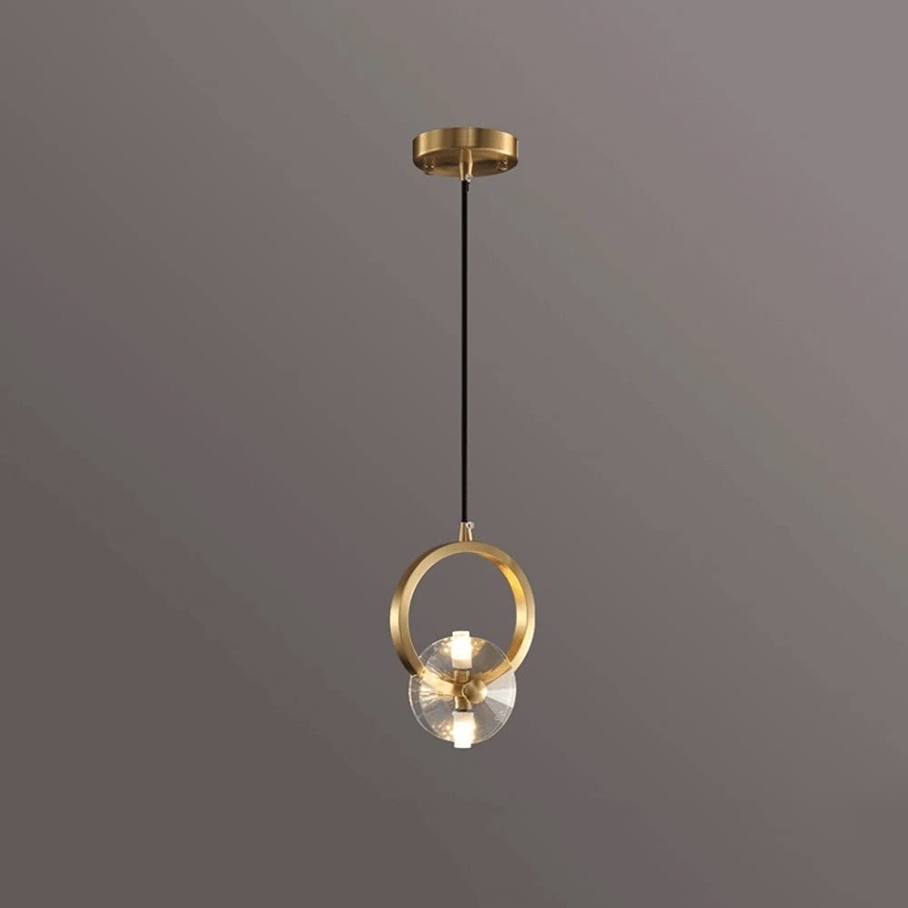 Suspension en laiton et cristal K9 pour une poésie lumineuse unique