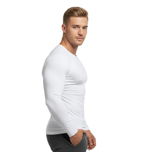 Image of NINQ Half Sleeve Compression T-Shirt - Men's Athletic & Sports Tights for Fitness Gym