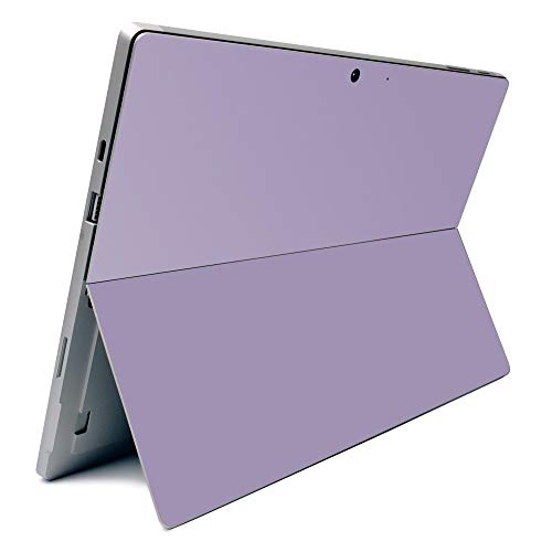 Image of MightySkins Carbon Fiber Skin for Microsoft Surface Pro 7 - Solid Lavender | Textured Carbon Fiber Finish | Easy to Apply, Remove, and Change Styles | Made in The USA