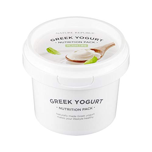Overnight Moisturizing Sleep Mask Sheet - Nature Republic Greek Yogurt Pack Plain 130 ml / 4.39 fl. oz.