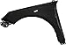 Evan-Fischer Front Fender Compatible with 2012-2018 Ford Focus Passenger Side