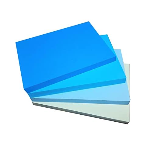 Blank Flash Cards A6 105 x 148 mm Blue Tints Perfect Study Tool Index Revision Pack of 200 Cover