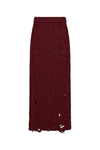 Altuzarra, Saabu Skirt, Extra Small, Burnt Red Multi