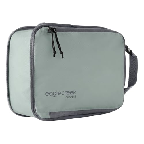 eagle creek Pack-It Isolate Compression Cube Set - Compression Packing Cubes for Optimizing Luggage Space - Convenient Top Handle - Self Repairing Zippers