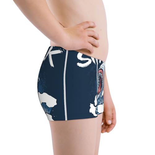 Boys' Cotton Boxer Brief Soft Underwear-Shark2