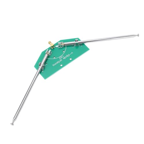 Antena Telescópica Dipolo en V 97 Cm de Longitud Frecuencia Ajustable 78 M-415 MHz Interfaz Hembra SMA Contactos de Aleación de Plata para Aplicaciones de Aviación