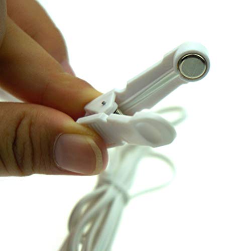 ABOOFAN 3 peças de choque elétrico Pluse Clímax Masturbação mamilo grampos labiais grampos brinquedo