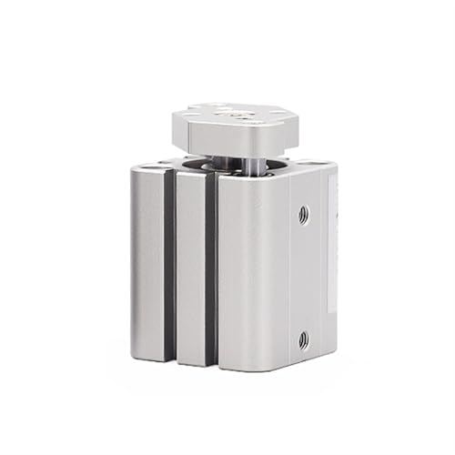 Cilindro de tres ejes TACQ16 de 16mm x 25mm, mini actuador neumático de alta precisión fina