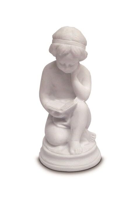 Urne Funéraire Petit Ange en Polystone Résistant au Gel pour l'Extérieur
