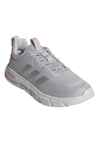 adidas Damen Cloudfoam Flex Elastic Laces Shoes, LGH solid Grey/Matte Silver/Clear pink, 44 EU – Ansicht 4