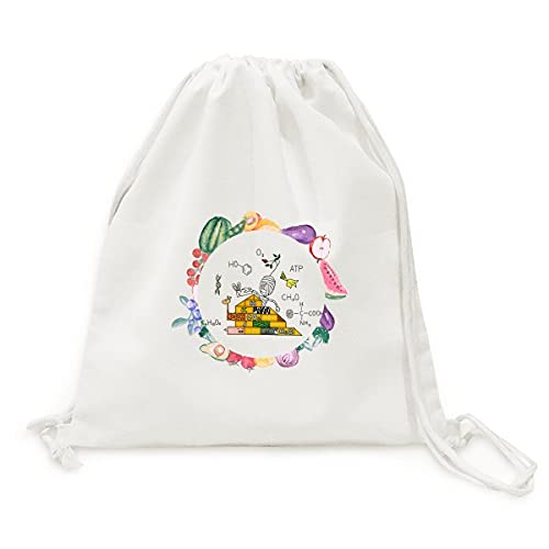 Horus chemistry sac en tissu pliable à sangle robuste imprimé