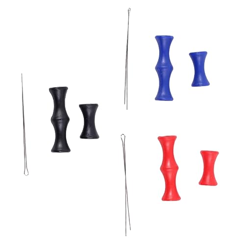 OSOLADY 3 Pack Silicone Finger Protectors Bowstring Finger Saver Accessories for Hunting Random Color