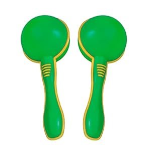 Maracas – Green Pair – Educational Musical Instruments For Adults, Children And Sensory Play