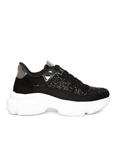 Image of Vendoz Women Casual High Heel Sneakers I Cushioned Insole I All Day Comfortable I Lightweight and Stylish Shoes for Girls CNV6015
