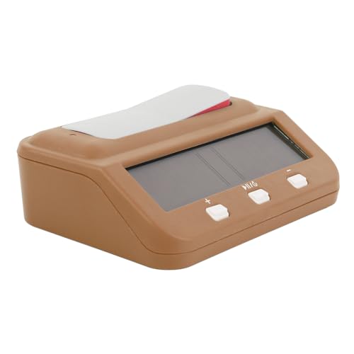 Reloj de ajedrez digital con alarma y memoria (Tan) miniatura 2