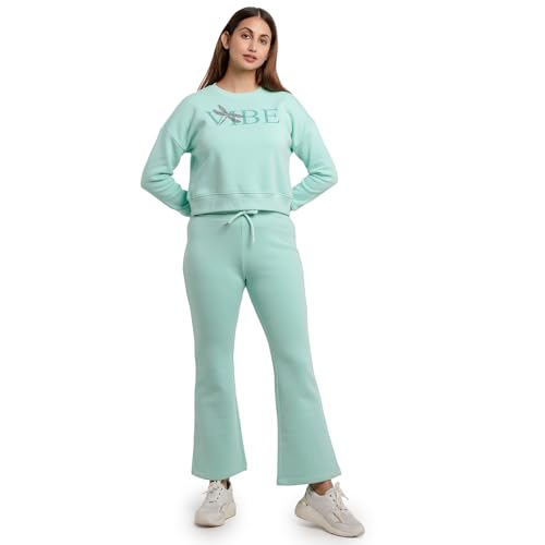Image of Status Quo Womens Solid Regular Fit Trackpants