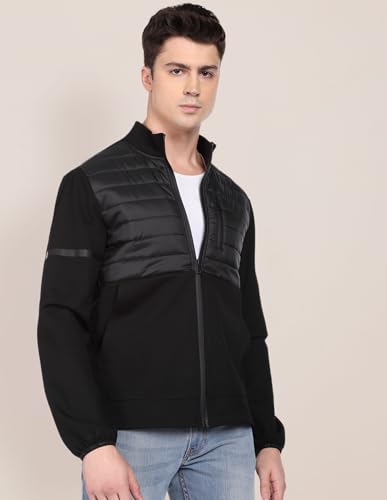 Image of U.S. POLO ASSN. Men's Nylon & Net Standard Length Solid Trench Coat