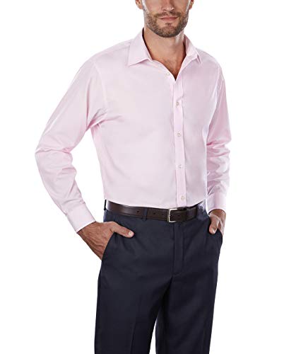 Image of Arrow 1851 Men's Dress Shirt Poplin (Available in Regular, Fitted, Slim, and Extreme Slim Fits)