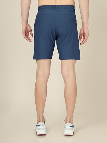 Image of TECHNOSPORT Mens Regular Fit Solid Shorts for Gym, Workout & Sports with Anti Microbial, Techno Dry