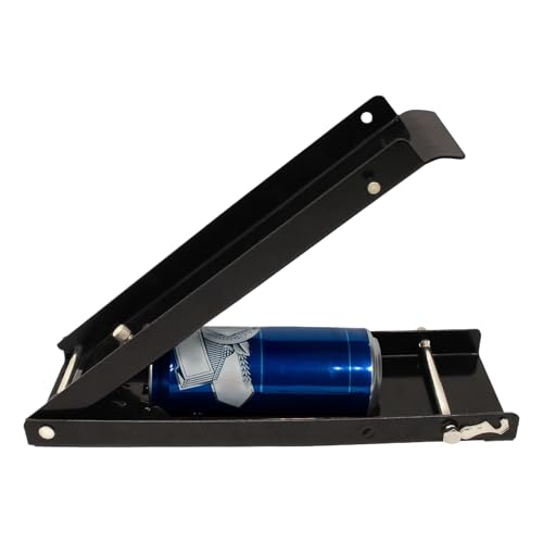 Genérico Triturador De Latas De Aluminio,Compactador De Botellas Y Basura - Aplastador De Latas Con Pedal Accionado Por Pie | Para Exteriores Residuos De Refresco Cerveza Botella