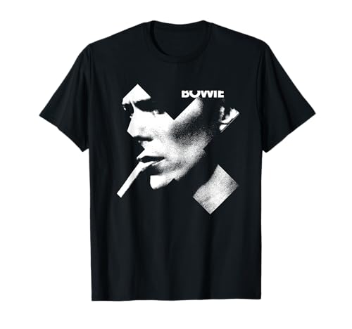 Oficial David Bowie Music Rock Cross Smoke Camiseta