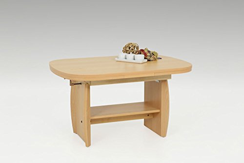 Preisvergleich Produktbild moebelstore24 Couchtisch Funktionscouchtisch Michail III Buche