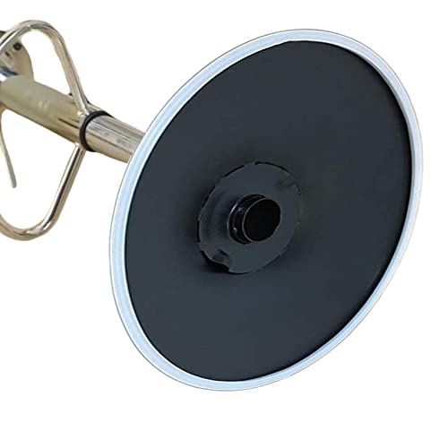 2piezas Protectores de Suelo para Taburete de Bar, Almohadillas de Goma para Base Redonda para Taburete Bar, Anillo Deslizante de Protección Resistente al Desgaste Antiarañazos Transparente, 38,5 cm