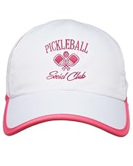 Pickleball Social Club - White (Pink Trim)