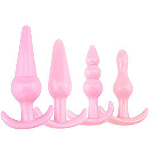 ZXT Set of 4 Silicon Bu~tt P~lu~g Training Toys 4 pcs Beginners Anales