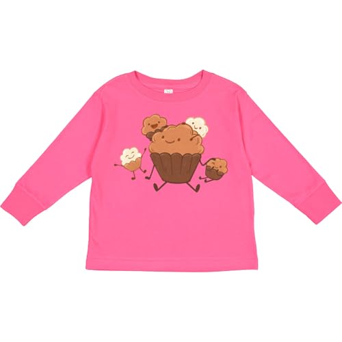 inktastic Cute Muffin Family Toddler Long Sleeve T-Shirt