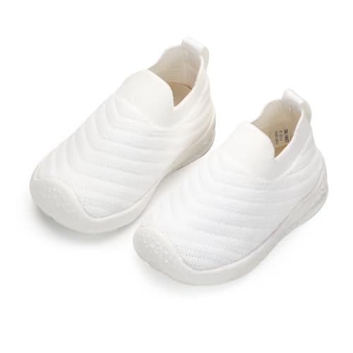 Breathable Baby Sock Shoes,Non-Slip First Walkers 6-24 months,Easy Put on Baby Walking Shoes, Flexible Mesh Toddler Sneakers Boys ,Baby Socks 12-24 months,Barefoot Infant First Steps Shoes,Baby Girl Shoes