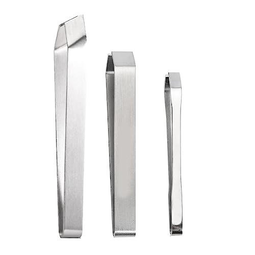 Set Of 3 Fish Bone Tweezers Stainless Steel Flat And Tweezers Pliers Remover Gadget Kitchen Gadgets Tools For Fish