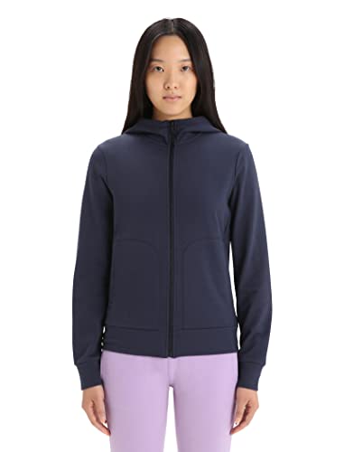 icebreaker Women's Central Classic Ls Zip Hoodie
