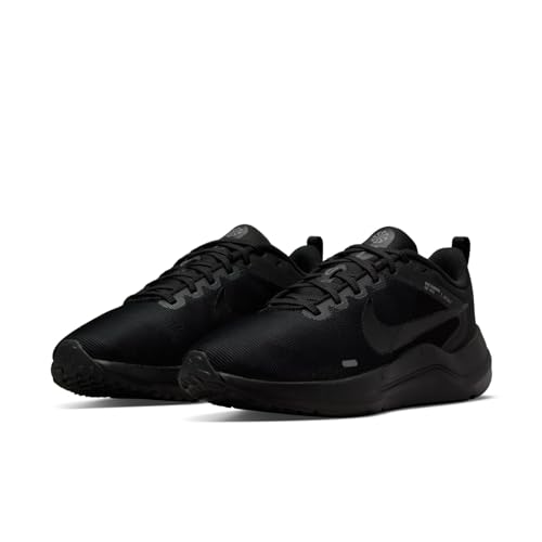 Image of Nike Men's Downshifter 12 Trainers, Black Dk Smoke Grey Iron Grey, 10 US