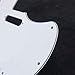 Jazzcaster/telemaster Hybrid Style Guitar Pickguard,1 pickup, 3Ply White