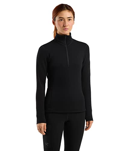 Arcteryx-Rho-Heavyweight-Zip-Neck-Womens-Warm-Polartec-Stretch-Fleece-Base-Layer