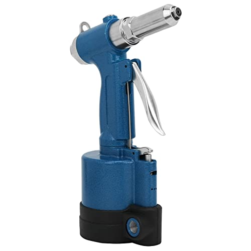 Walfront Herramienta de Remache Ciego Neumático de Air Riveter, Set de Remachado de Servicio Pesado para Aluminio y Acero, Capacidad de 5 Mm, Aplicaciones Industriales