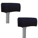Cane Pad by Crutcheze Premium USA Designed Comfort Pad for Walking Canes - Cane Handle Cushion for T-Handle Canees -Accessories for Canes Seniors - Mobility Accessory - Two Pack (Black)