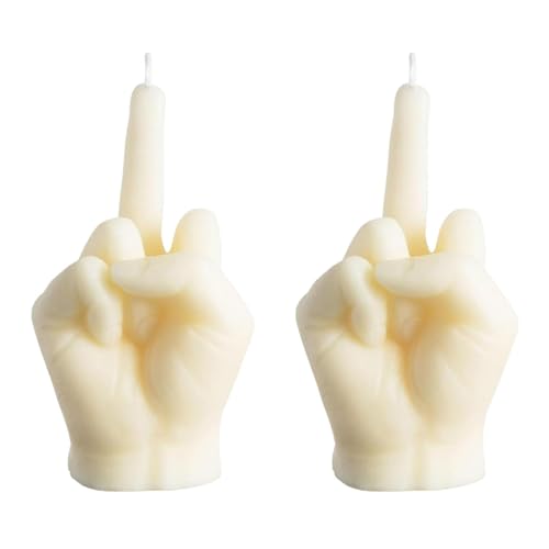GTYHH 2 Stück Mittelfingerkerzen Duftkerzen Kreative Styling-Accessoires Party-Requisiten Und Tägliche Heimdekoration.
