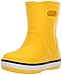 Crocs Crocband Rain Boot Kids, Botas de Agua Unisex Niños, Amarillo (Yellow/Navy 734), 23/24 EU