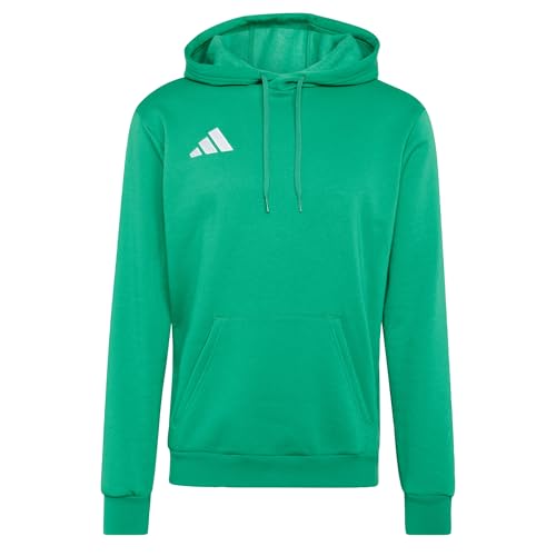 adidas Homme Entrada26 Hoodie Sweatshirt, Team Green/White, 3XL