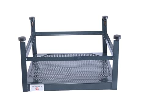 Image of Heavy Duty (Without Wheels) Metal Top Load Washing Machine Stand (Height 12 INCH) - Suitable for LG, Samsung, haier,voltas,(6kg to 6.5kg,) (Stand Size 21 x 21)