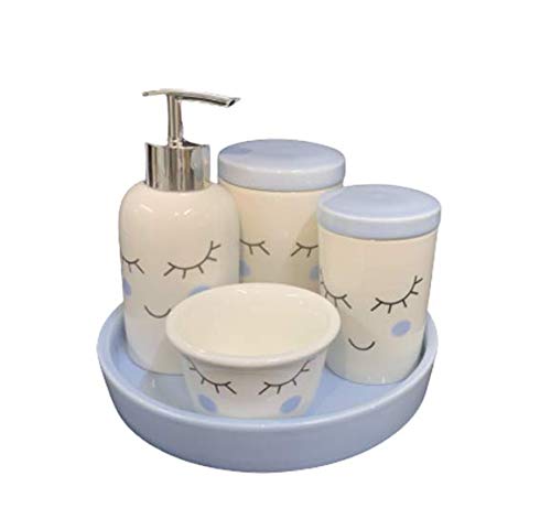 Kit Higiêne Bebê Organizador de Banheiro com Bandeja Infantil 2081