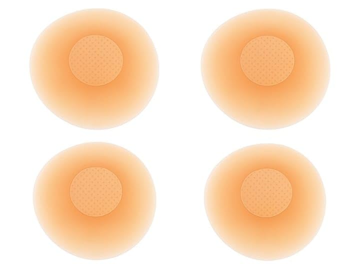 nexusship Reusable Silicone Nipple Covers for Women, Nude Color, Round Shape, Self-Adhesive, 4 Pairs-picture-45