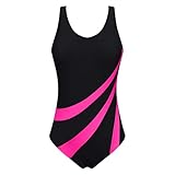 KUIH Women's One-Piece Swimsuits, One Piece Swimsuits for Women Swimwear with Bra Support Ladies Swimming Costumes Tummy Control Bathing Suit Sports Swimming Costume Full Coverage - Image 4