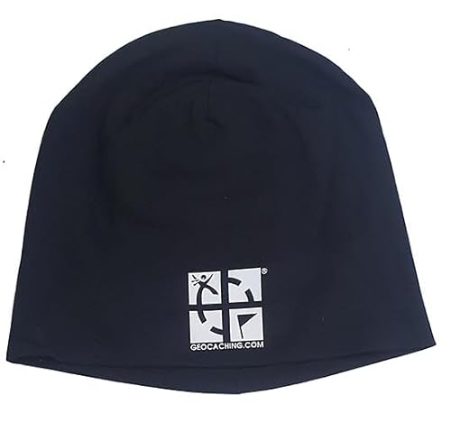 geo-versand Beanie Mütze Winter Baumwolle Logo Geocaching Geocacher Geschenk Weihanchten