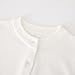 School Cardigan Sweater for Boys Girls Plain Button Down Cardigan Kids Casual Long Sleeve Crewneck (White, 12-18 Months)