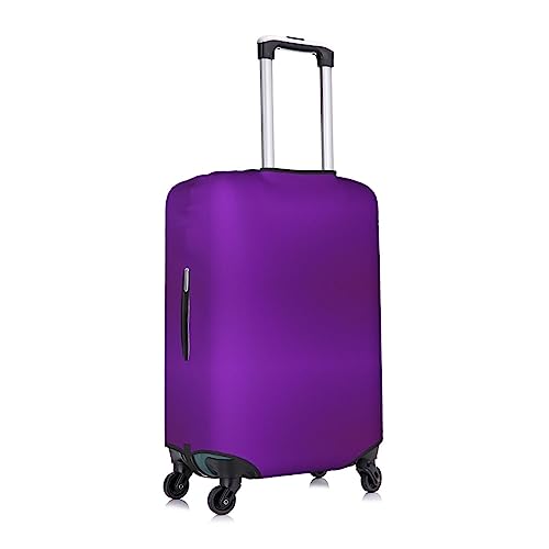 Solid color dark purple travel luggage cover, available in four sizes, suitable for wheeled luggage X-Large2